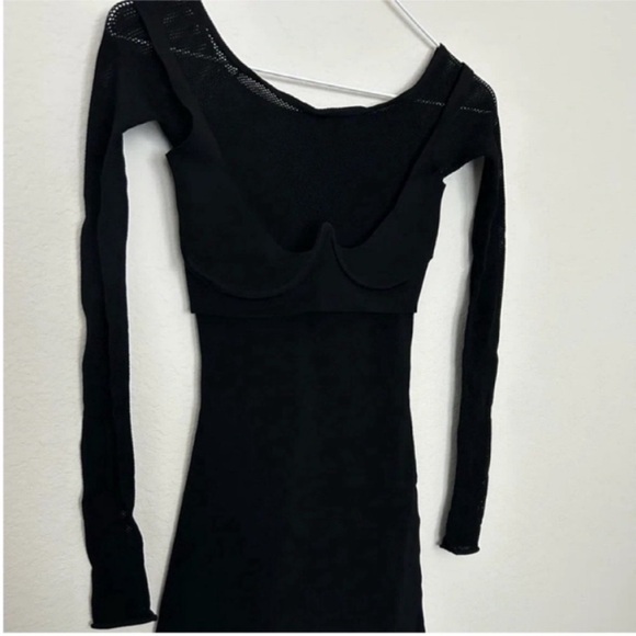 Dion Lee Mesh Hosiery Mini Dress Black - Picture 6 of 11